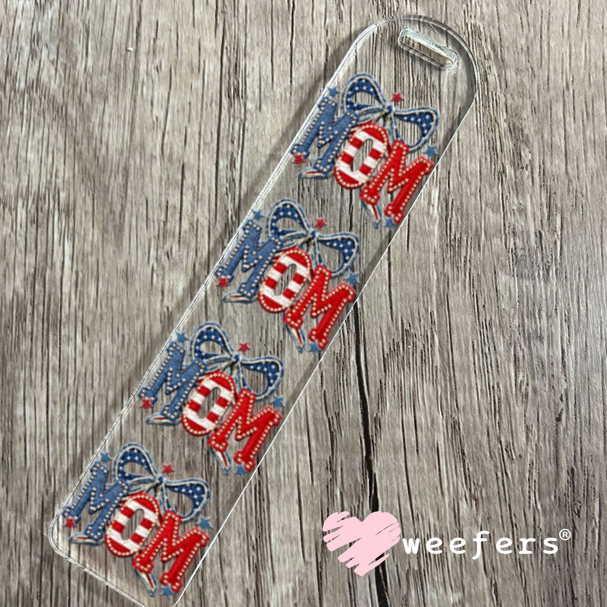 UV DTF Decal - Mom USA Bookmark Weefers