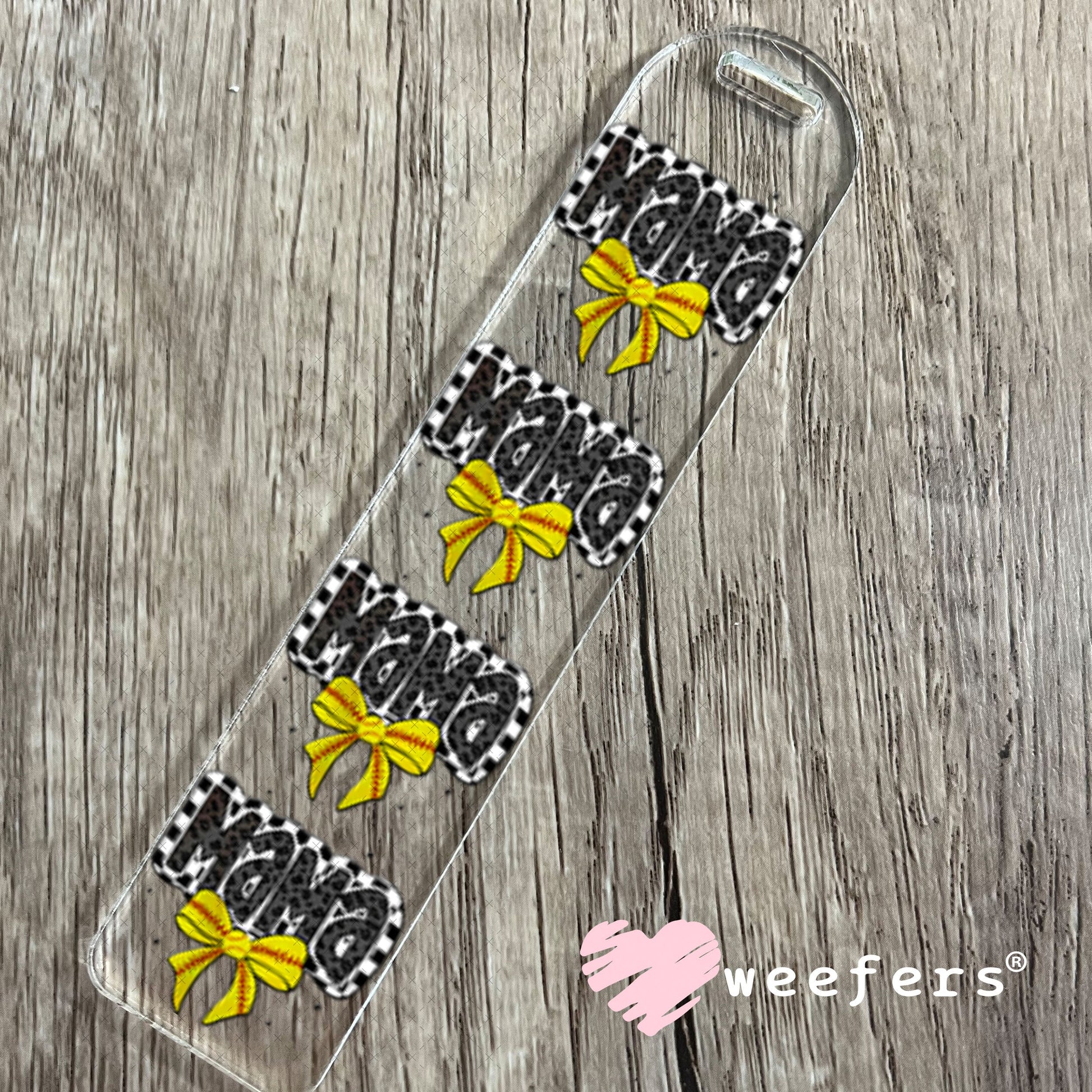UV DTF Decal - Mama Softball Bookmark Weefers