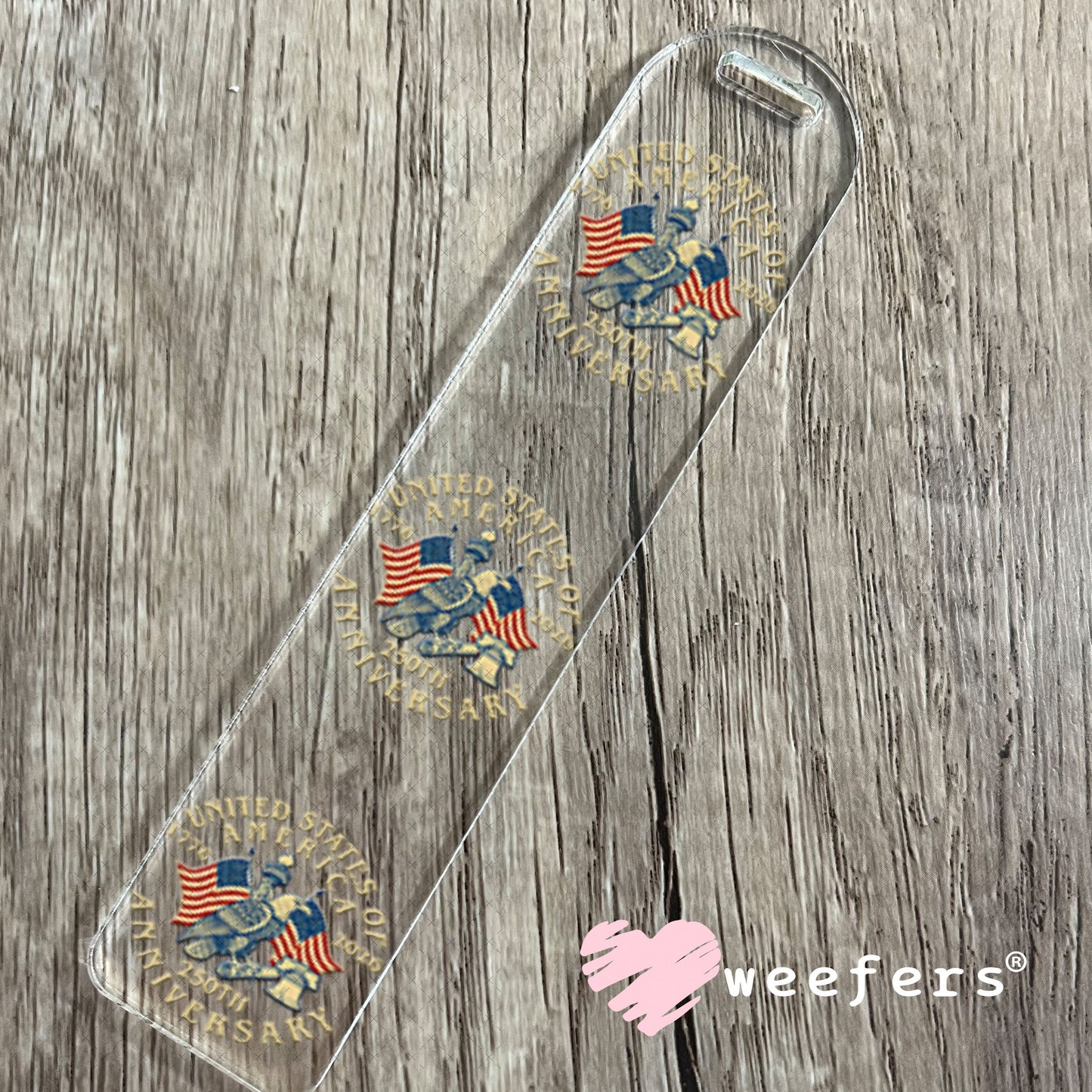 UV DTF Decal - United States of America 250th Anniversary Bookmark Weefers