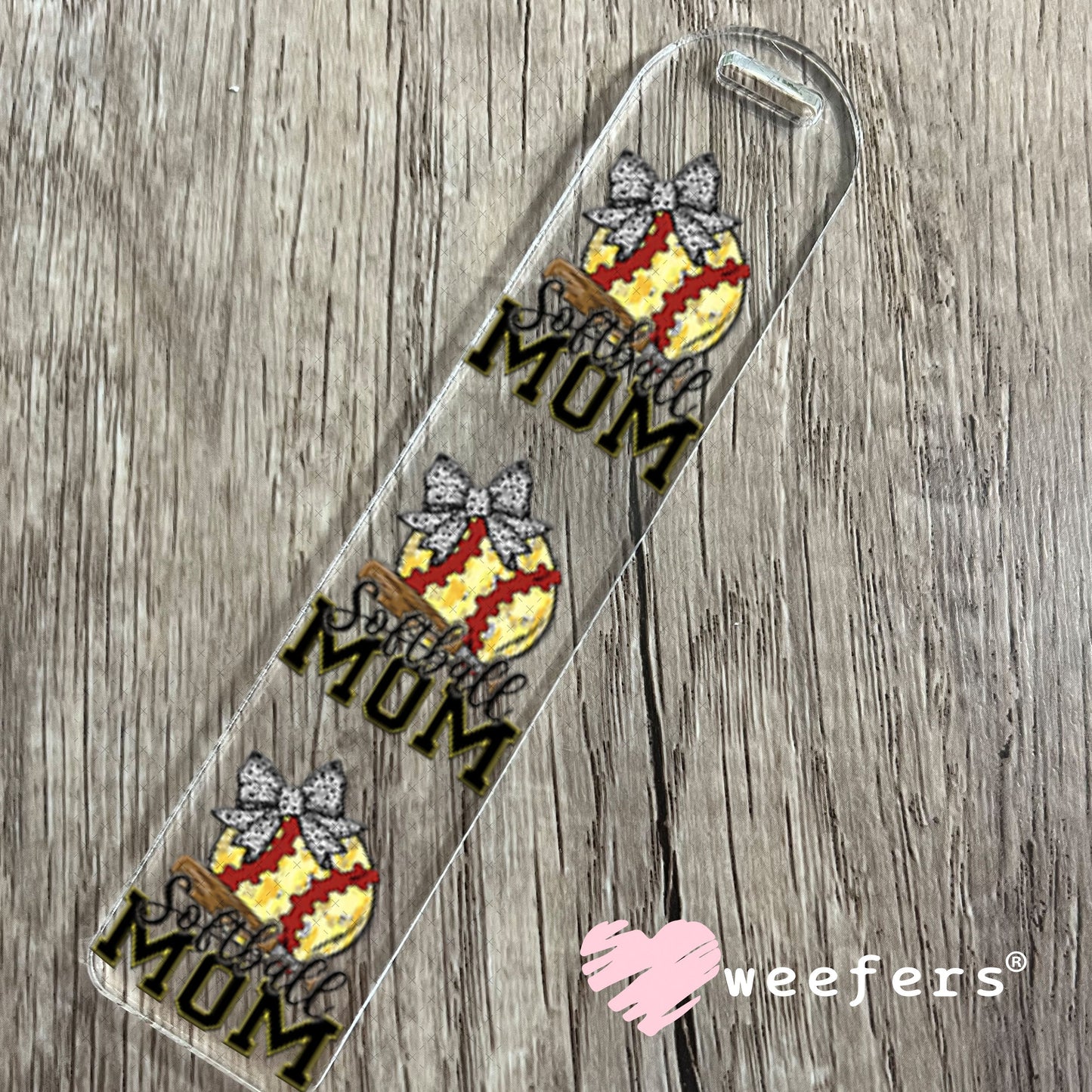 UV DTF Decal - Softball Mom Bookmark Weefers