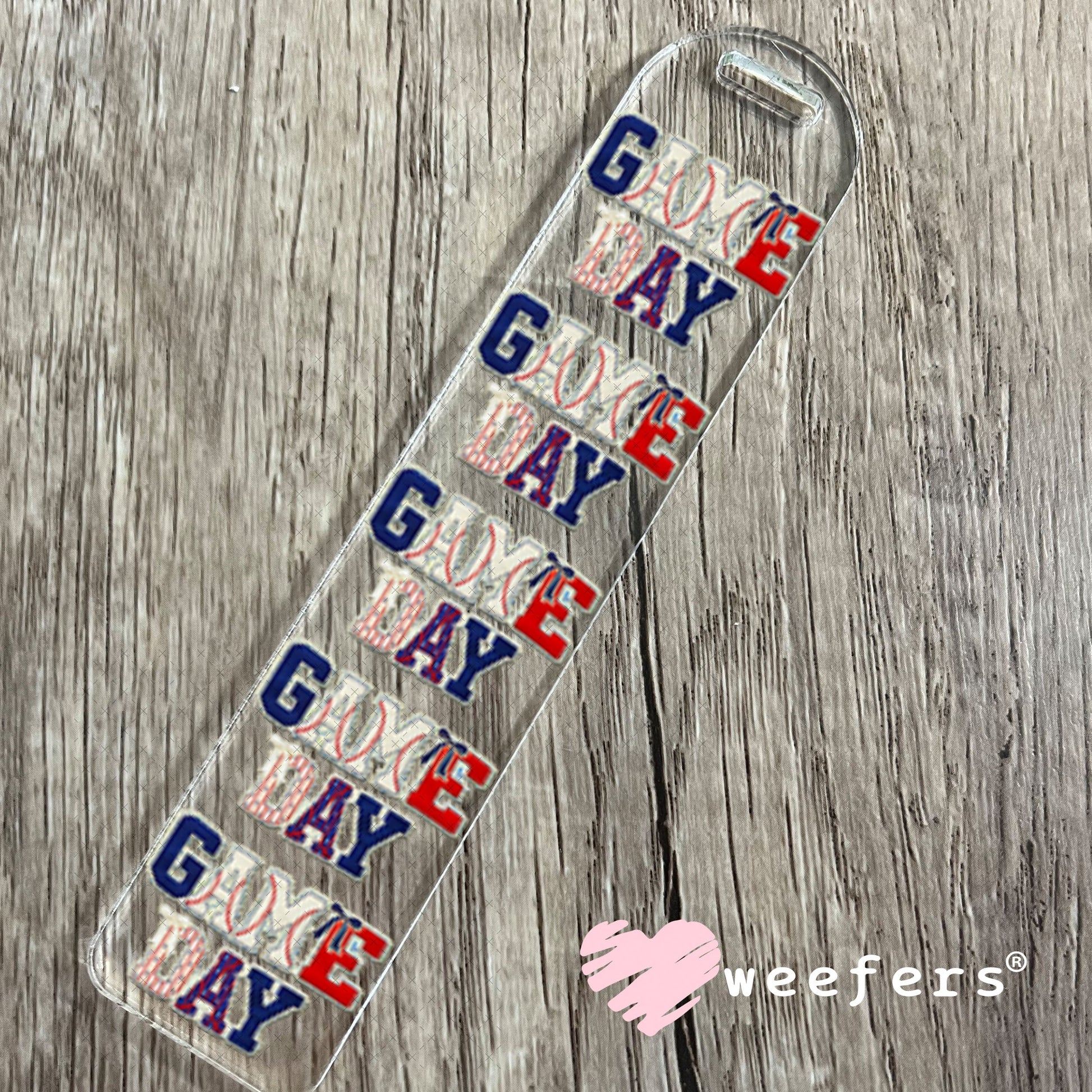 UV DTF Decal - Baseball Gameday Bookmark Weefers