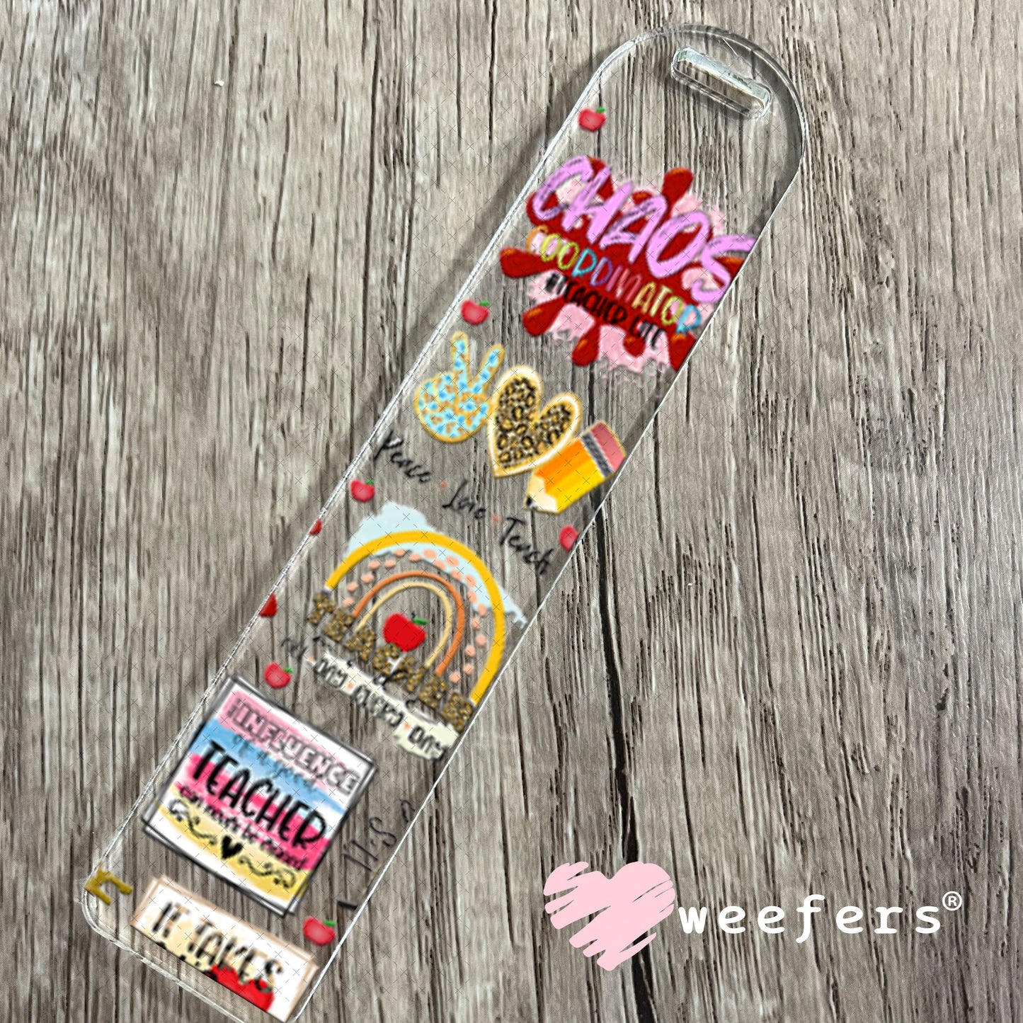 UV DTF Cup Wraps - Teacher Quotes Bookmark Weefers