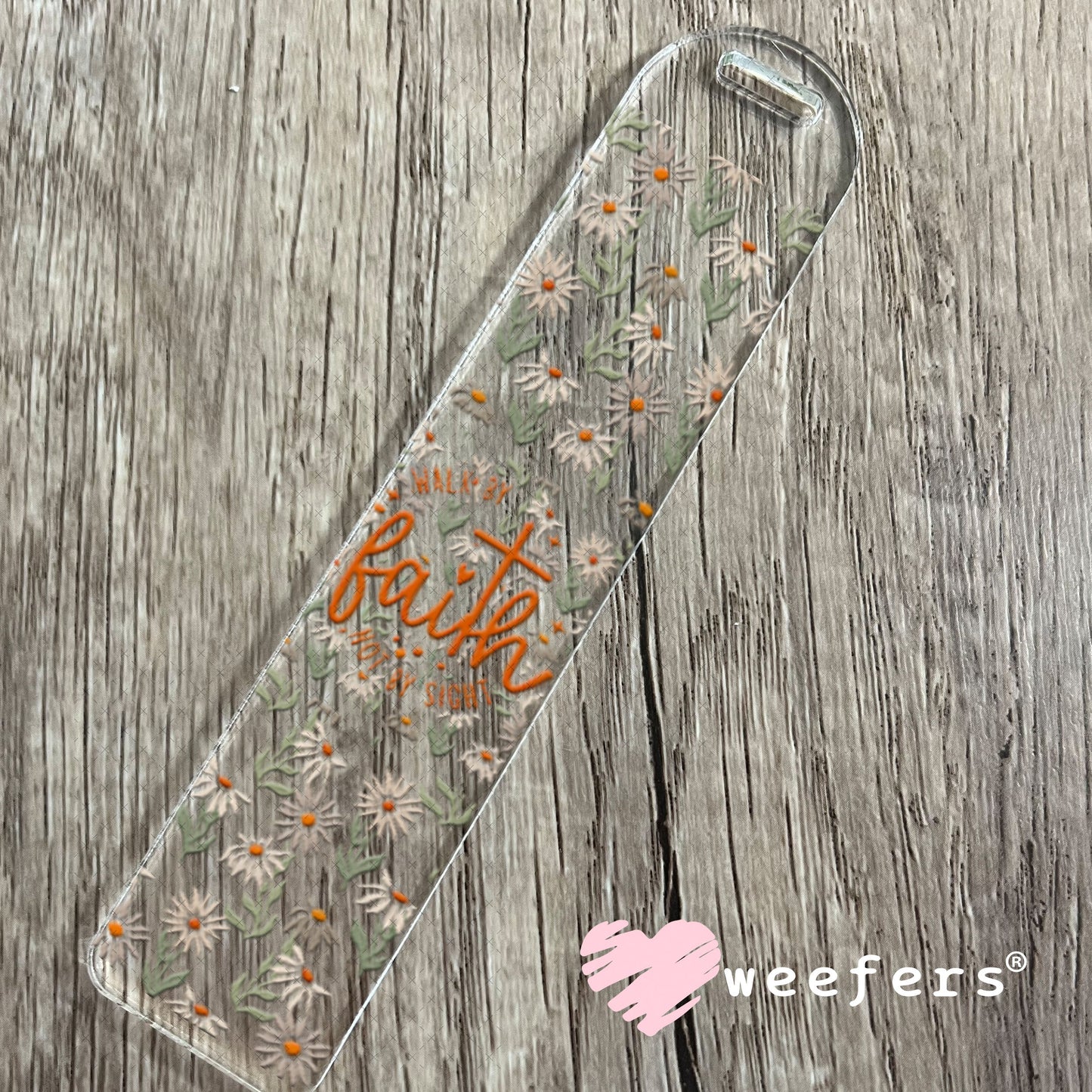 UV DTF Cup Wraps - Walk by Faith Bookmark Weefers