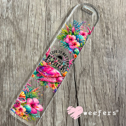 UV DTF Cup Wraps - Life is Better at the Beach Bookmark Weefers