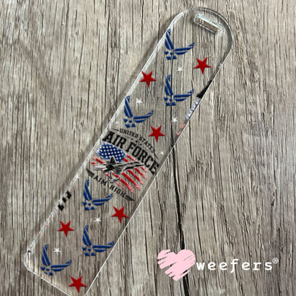 UV DTF Cup Wraps - Uniteds States Airforce Aim High - Weefers® Exclusive Bookmark Weefers