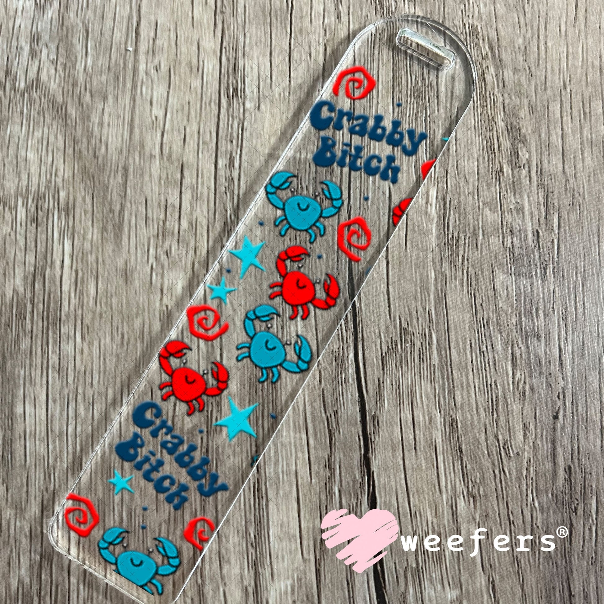 UV DTF Cup Wraps - Crabby B$tch Bookmark Weefers