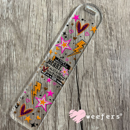 UV DTF Cup Wraps - I Have a Really Good Heart but this Mouth Bookmark Weefers