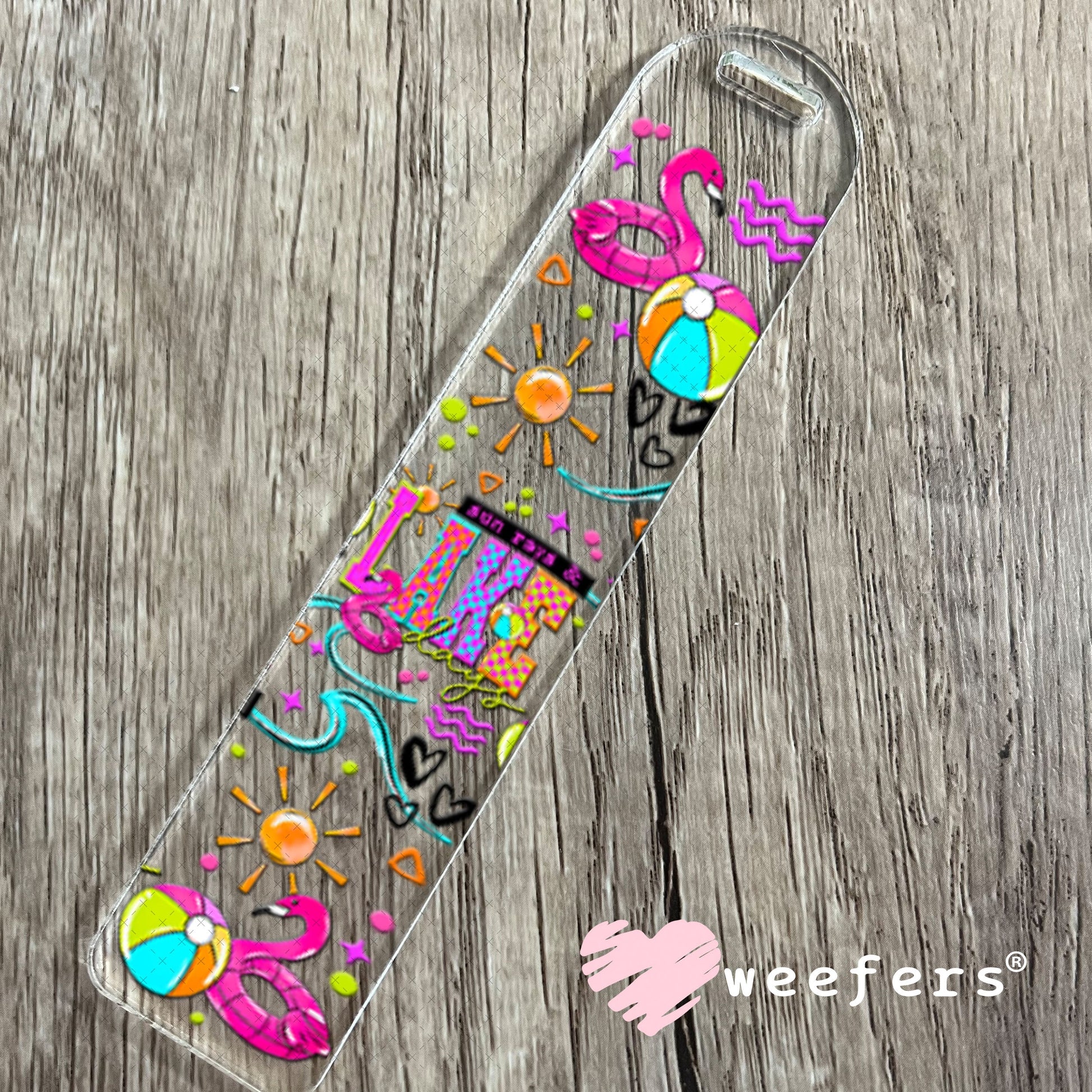 UV DTF Cup Wraps - Sun Rays and Lake Days Bookmark Weefers
