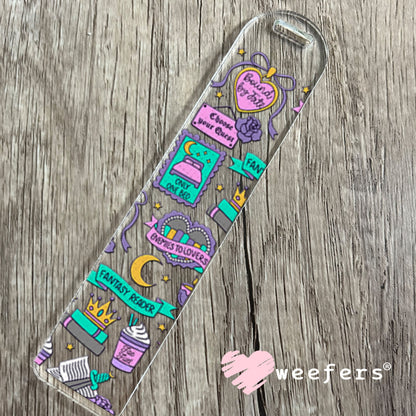 UV DTF Cup Wraps - Dark Romance Book Lover Bookmark Weefers