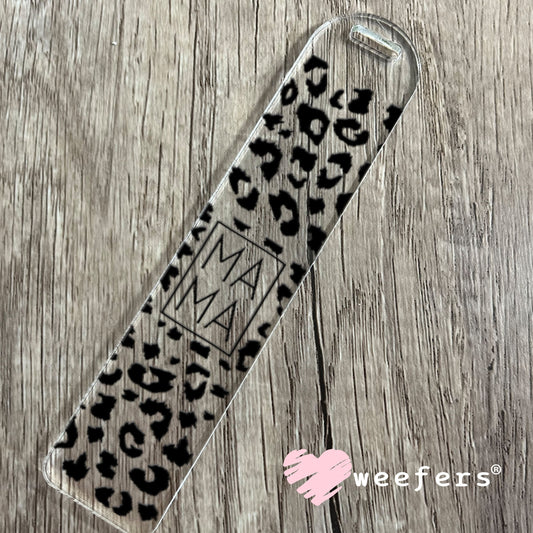 UV DTF Cup Wraps - Mama Black Cheetah Bookmark Weefers