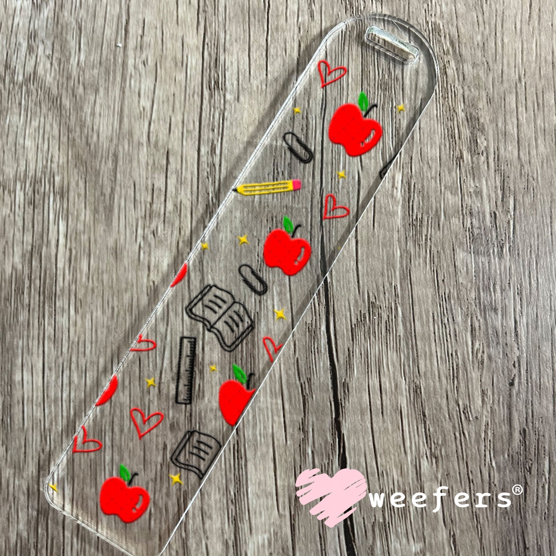 UV DTF Cup Wraps - Teacher School Days Bookmark Weefers