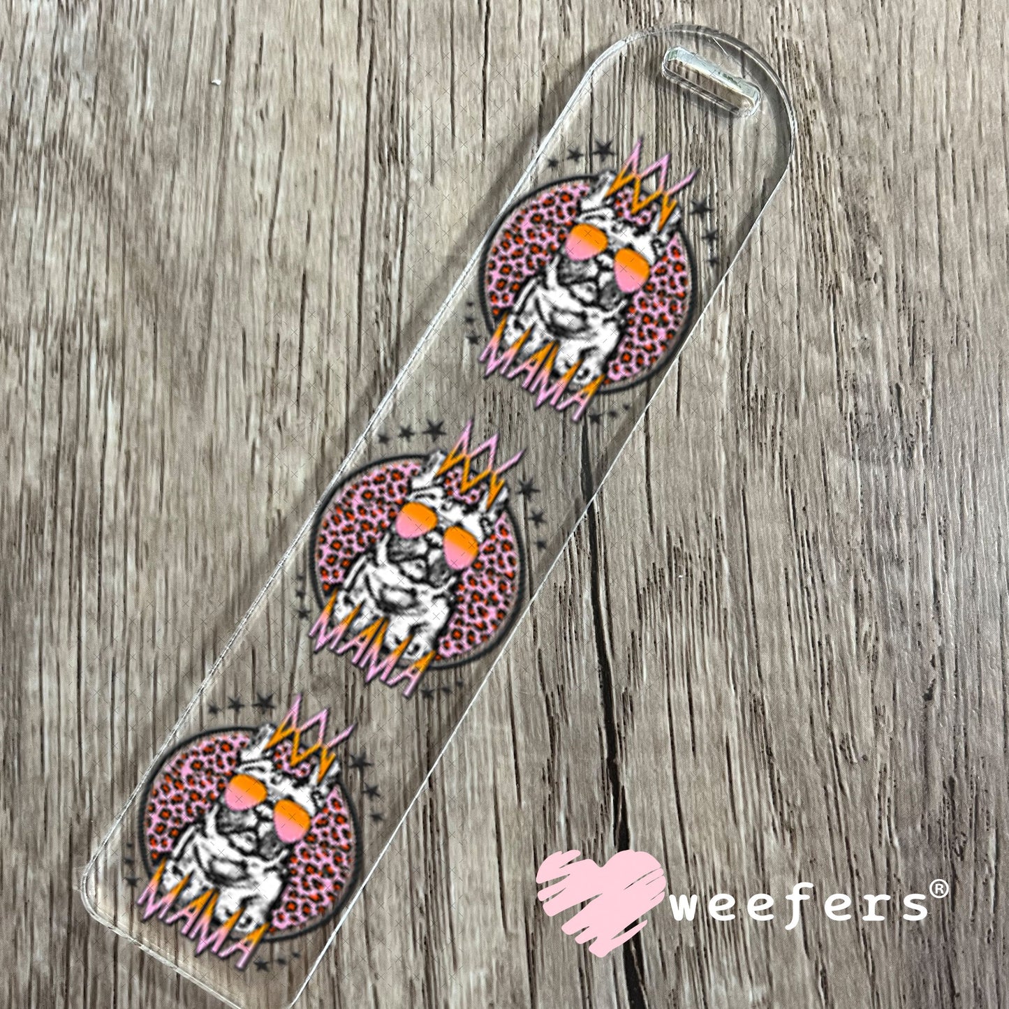 UV DTF Decal - Frenchie Dog Mama Bookmark Weefers