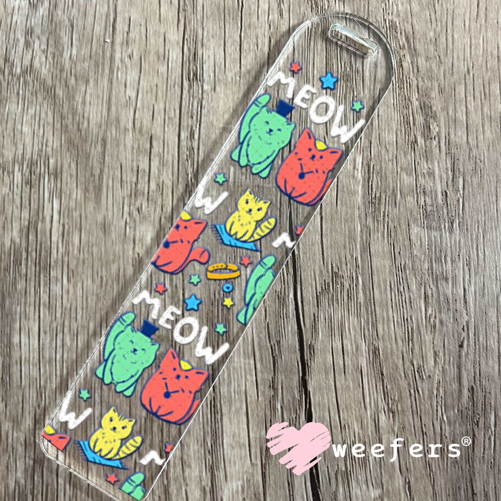 UV DTF Cup Wraps - Meow Cat Friends Bookmark Weefers