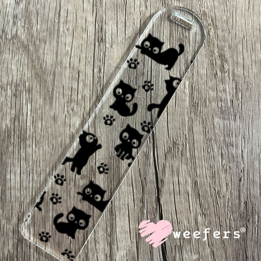 UV DTF Cup Wraps - Black Cats Bookmark Weefers