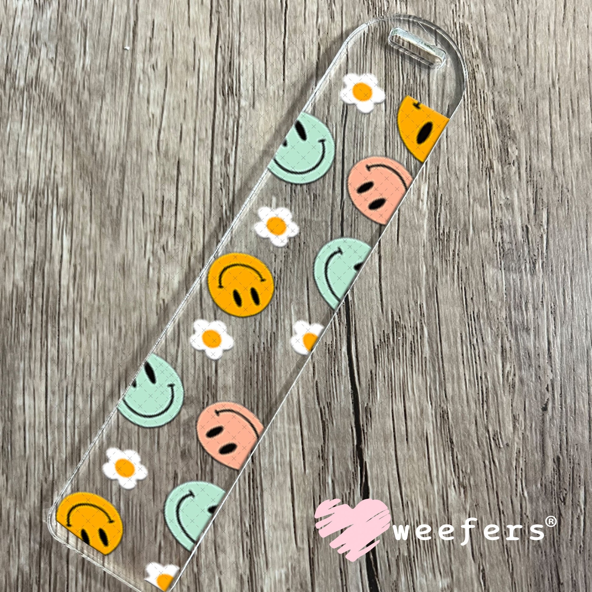 UV DTF Cup Wraps - Happy Retro Faces Bookmark Weefers