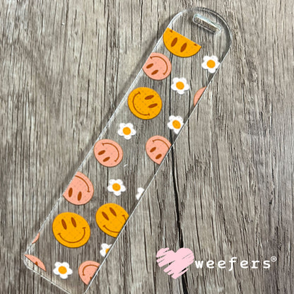 UV DTF Cup Wraps - Retro Happy Faces Bookmark Weefers
