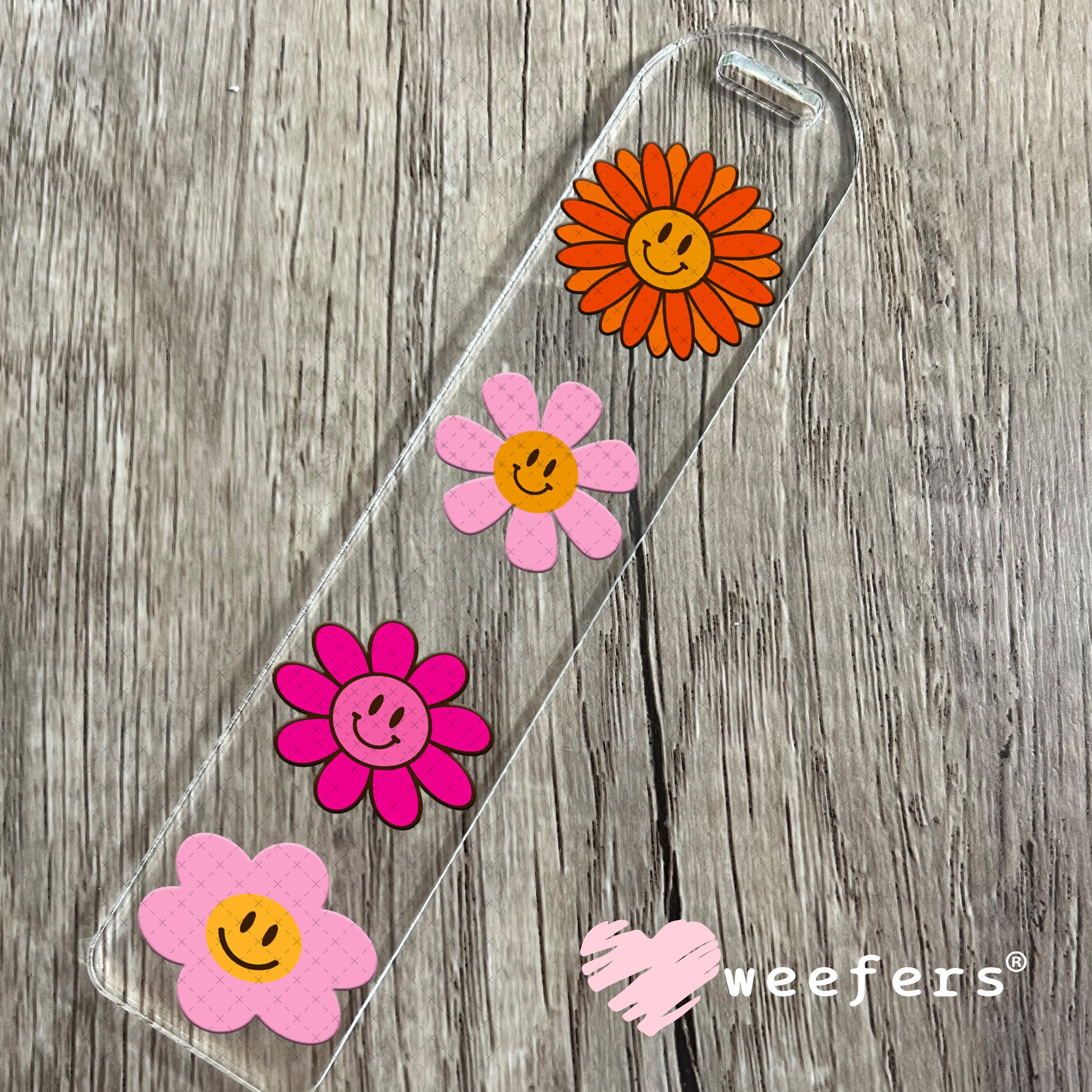 UV DTF Cup Wraps - Happy Flowers Bookmark Weefers