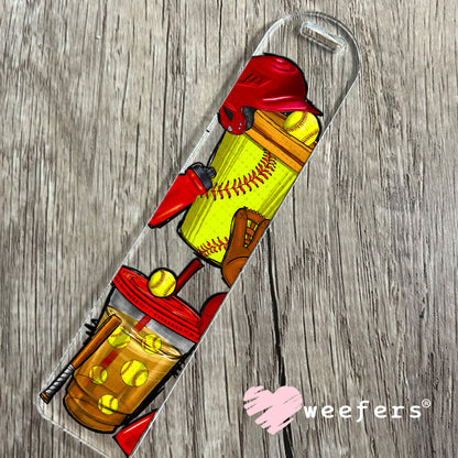 UV DTF Cup Wraps - Softball Coffee Bookmark Weefers