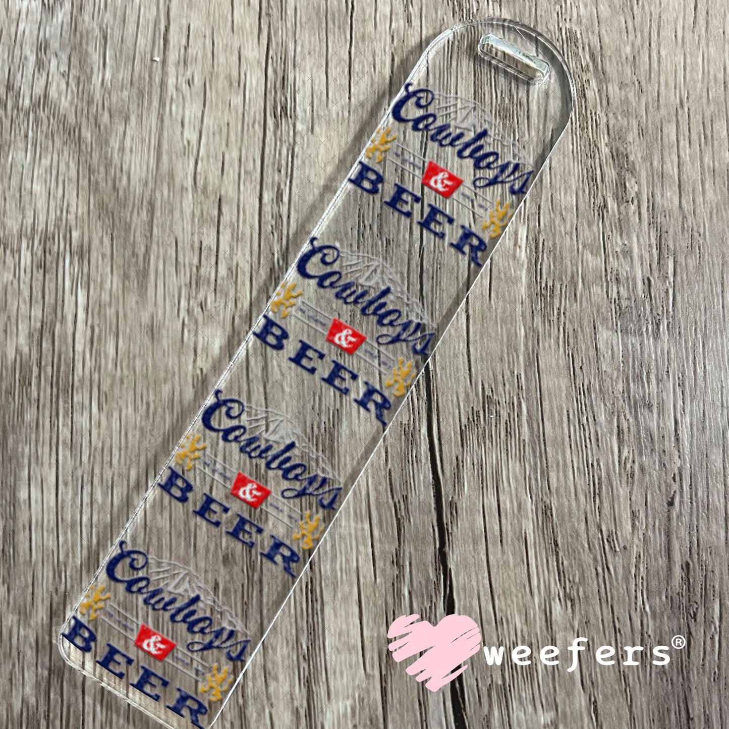 UV DTF Decal - Cowboys Beer Bookmark Weefers