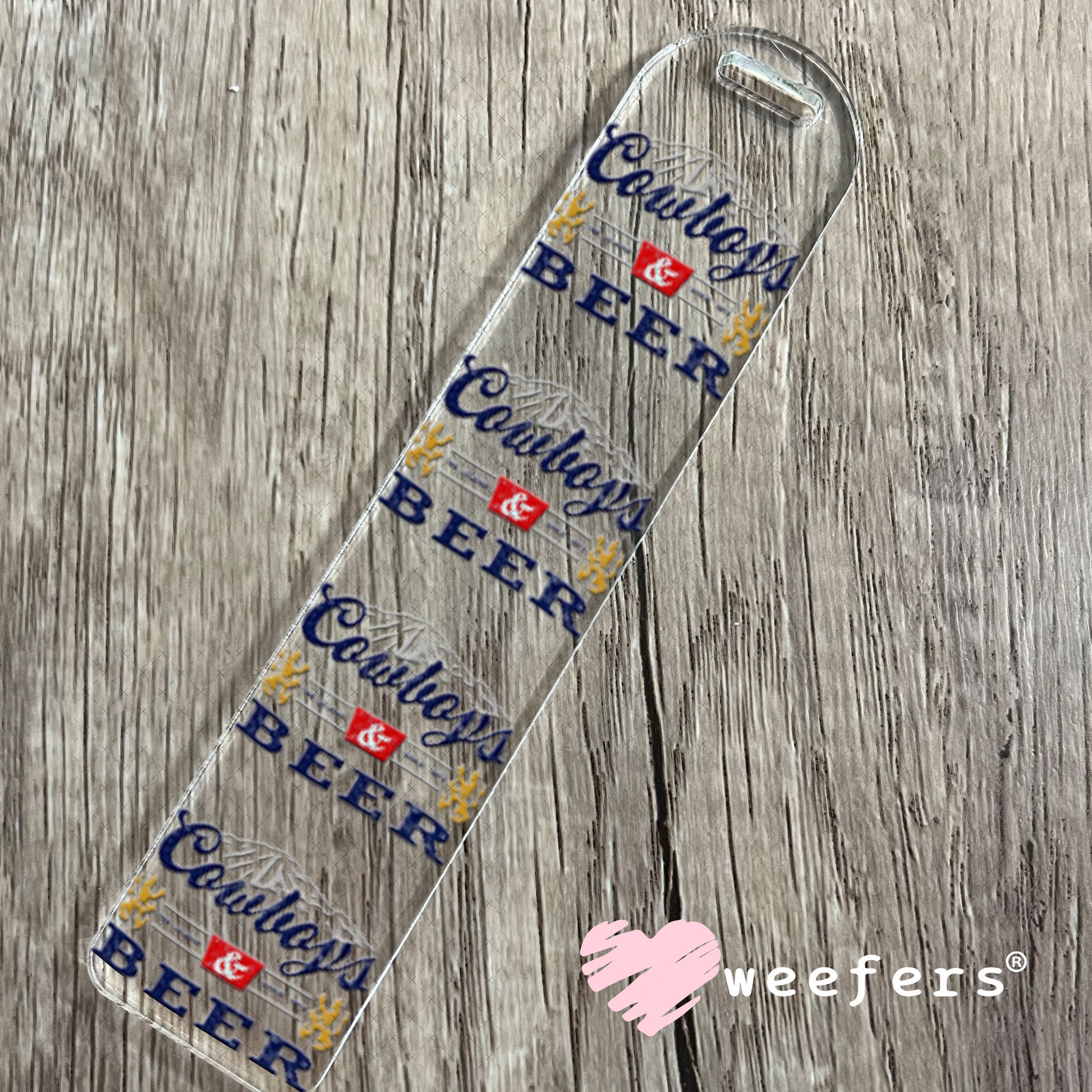 UV DTF Decal - Cowboys Beer Bookmark Weefers