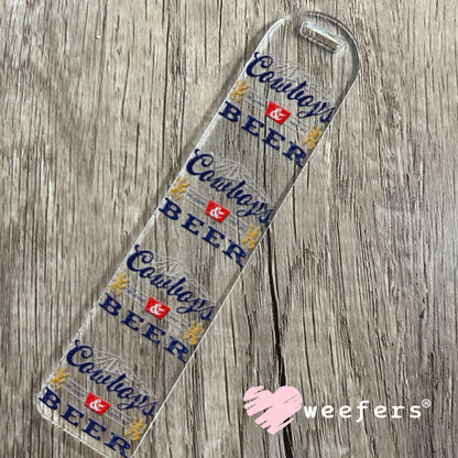 UV DTF Decal - Cowboys Beer Bookmark Weefers