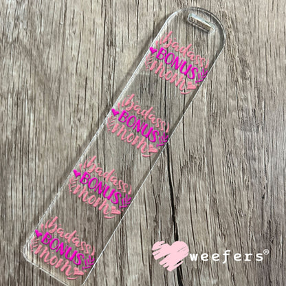 UV DTF Decal - Badass Bonus Mom Bookmark Weefers