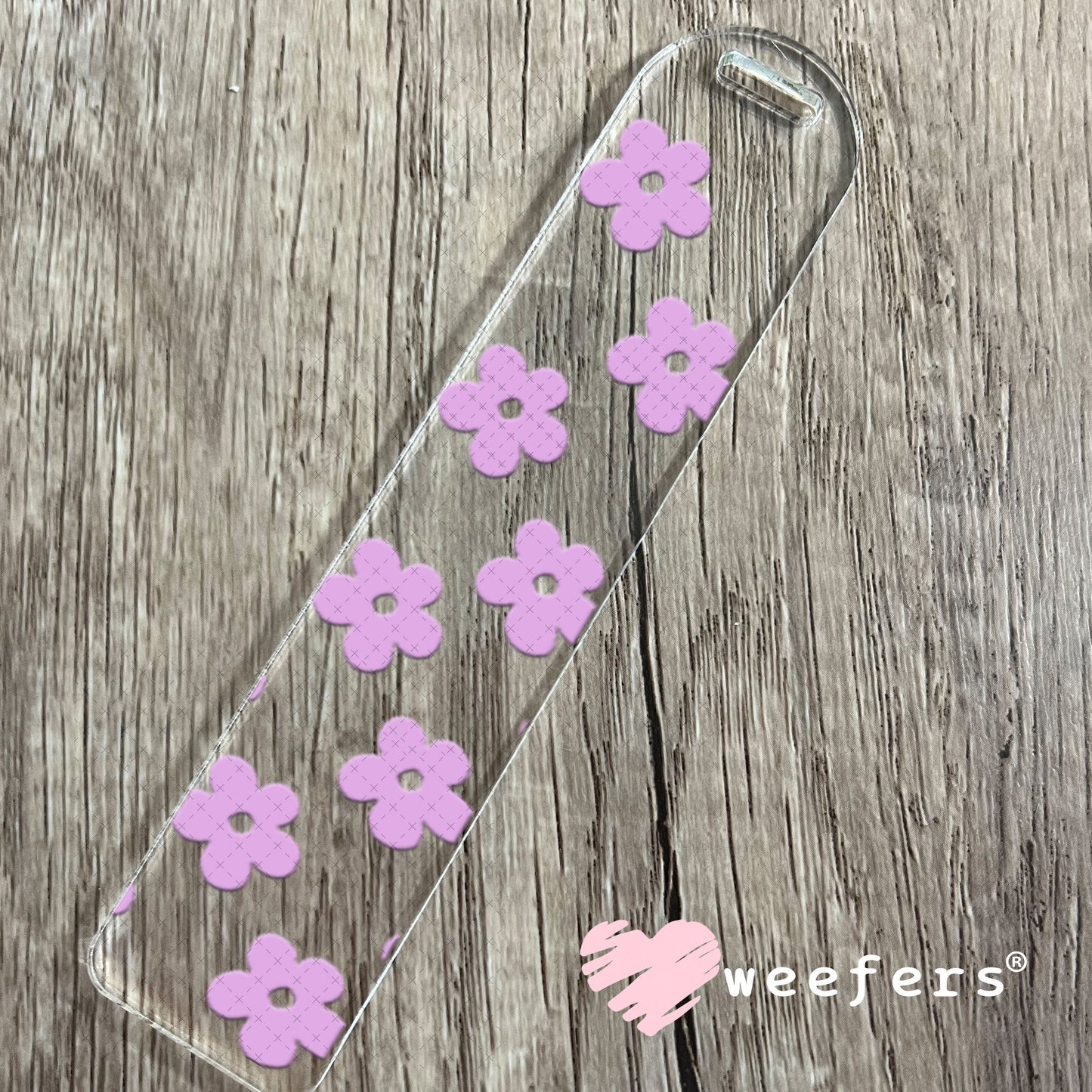 UV DTF Cup Wraps - Purple Daisies Bookmark Weefers