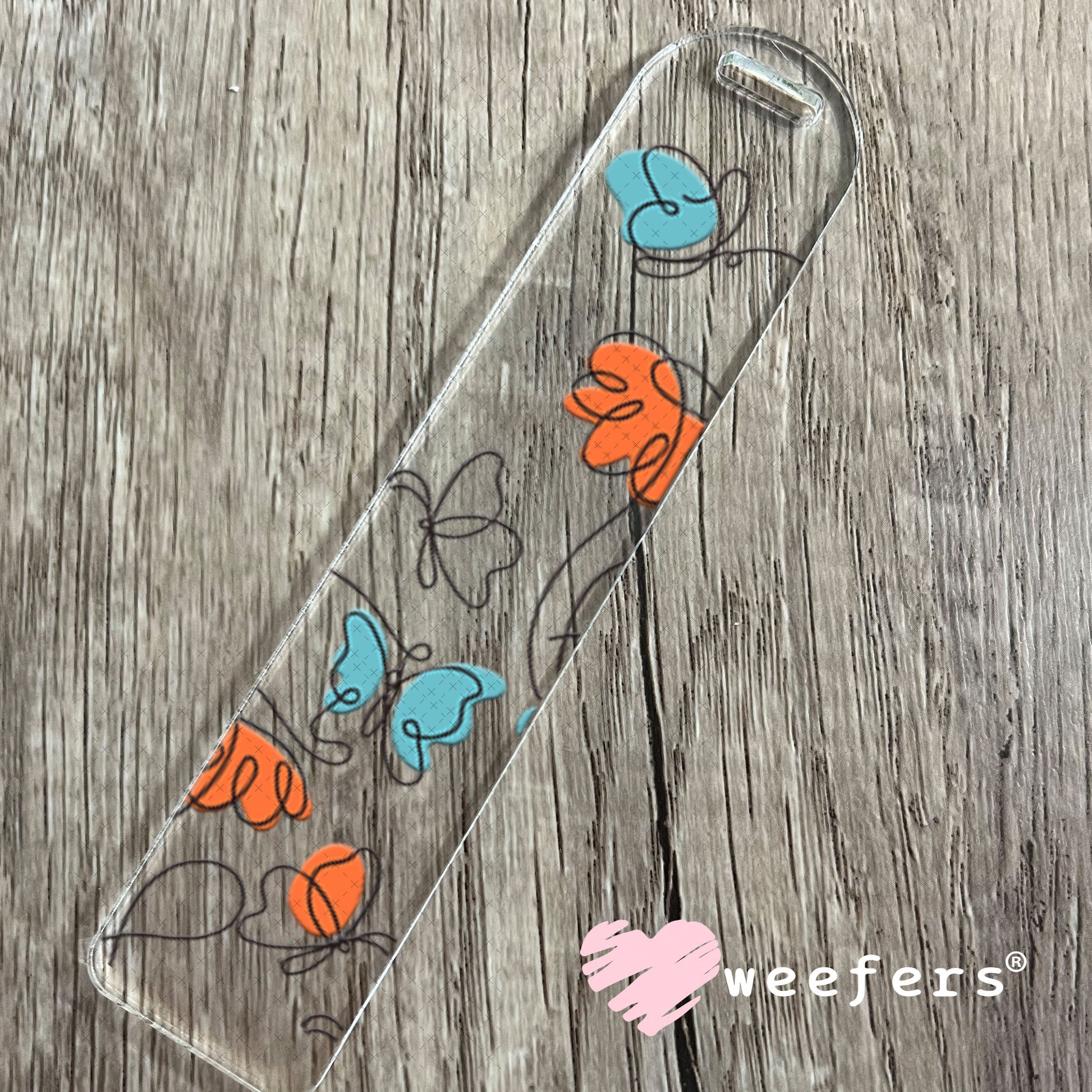 UV DTF Cup Wraps - Abstract Butterflies Bookmark Weefers