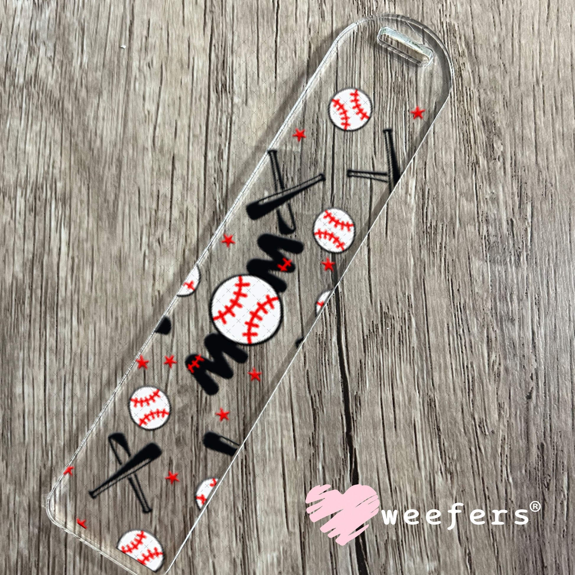 UV DTF Cup Wraps - Baseball Mom Bookmark Weefers
