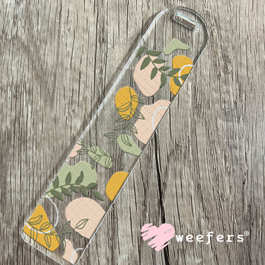 UV DTF Cup Wraps - Abstract Shapes Orange Green Bookmark Weefers