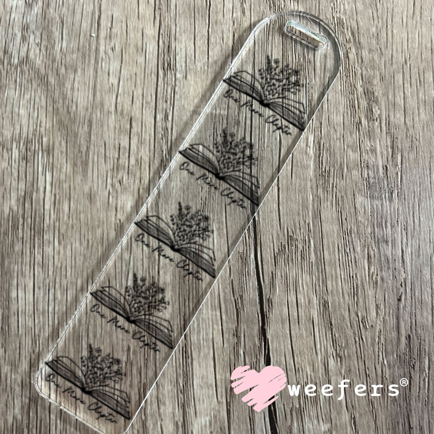UV DTF Decal - One More Chapter Bookmark Weefers