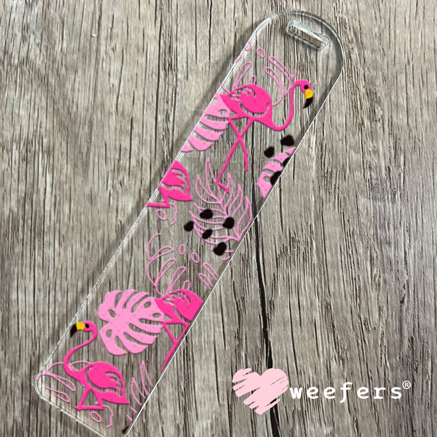UV DTF Cup Wraps - Flamingos Bookmark Weefers
