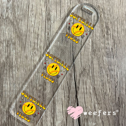UV DTF Decal - Softball Vibes Bookmark Weefers