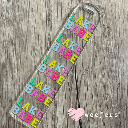 UV DTF Decal - Faux Chenille Lake Babe Bookmark Weefers