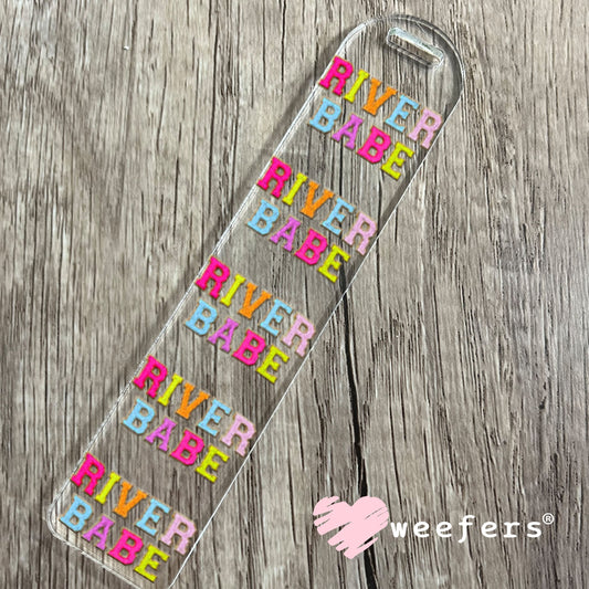 UV DTF Decal - Faux Chenille River Babe Bookmark Weefers