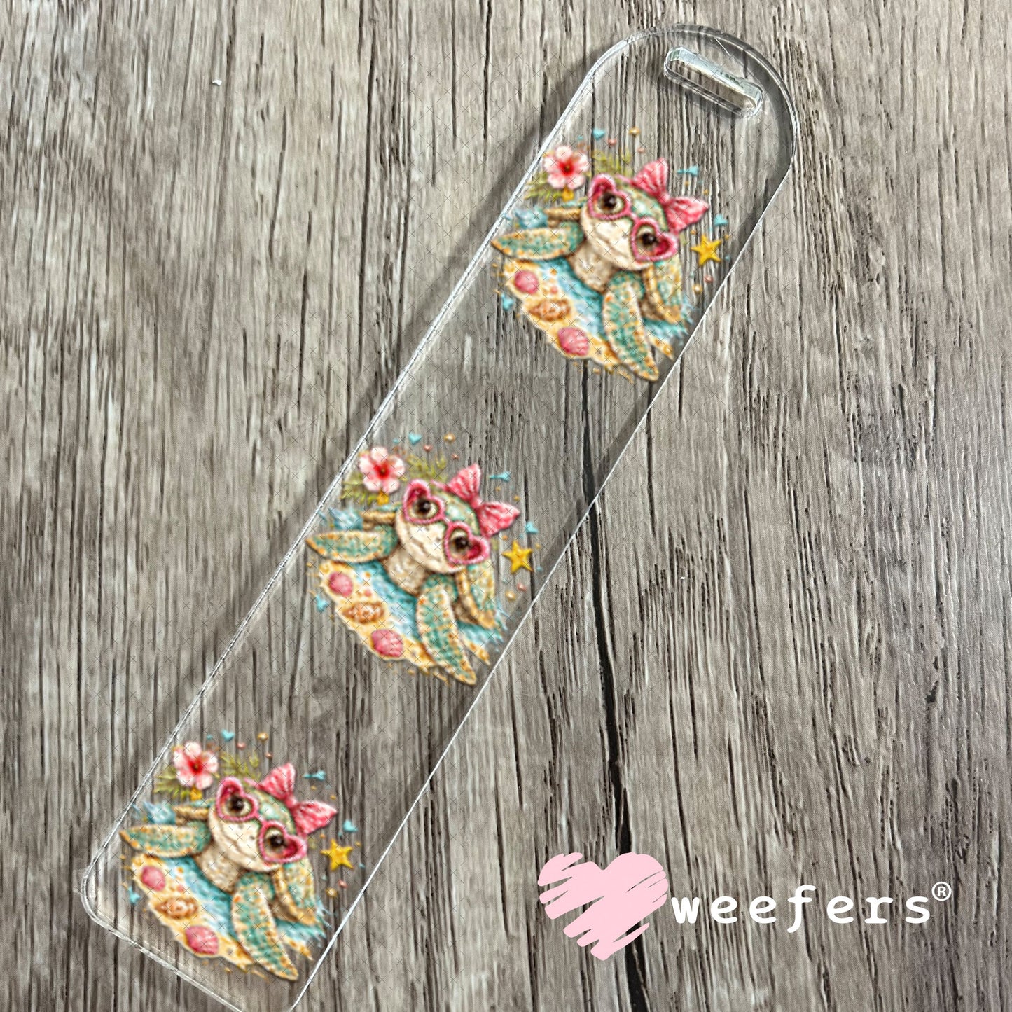 UV DTF Decal - Sweet Sea Turtle Bookmark Weefers