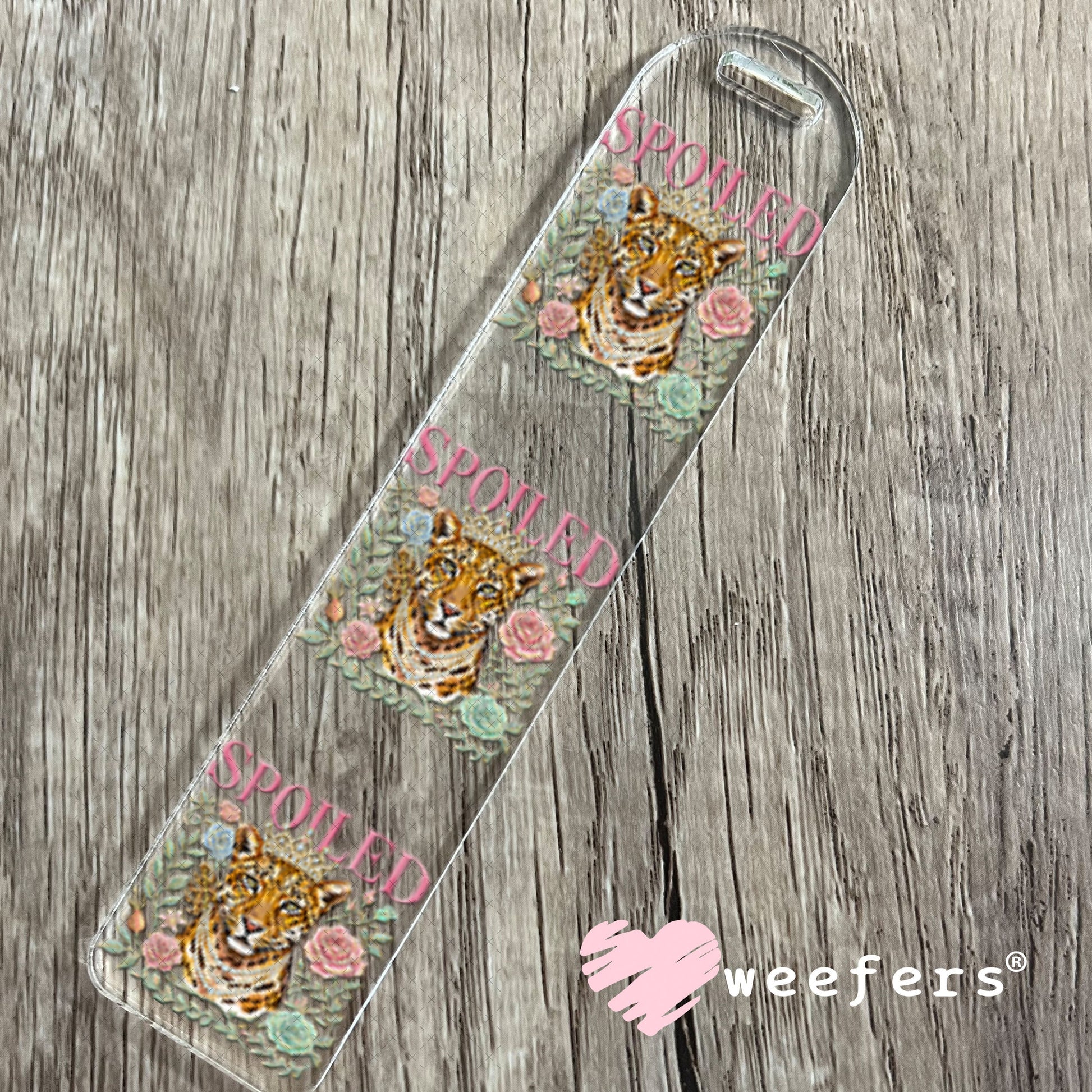 UV DTF Decal - Spoiled Tiger Bookmark Weefers
