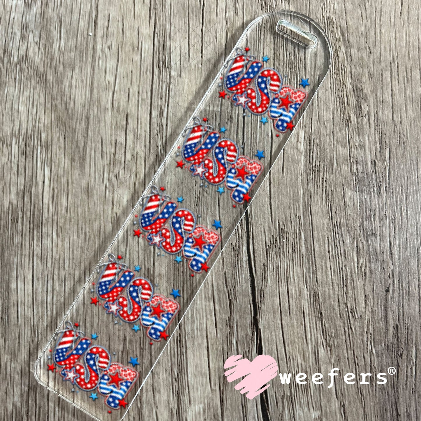UV DTF Decal - USA 4th of July Bookmark Weefers