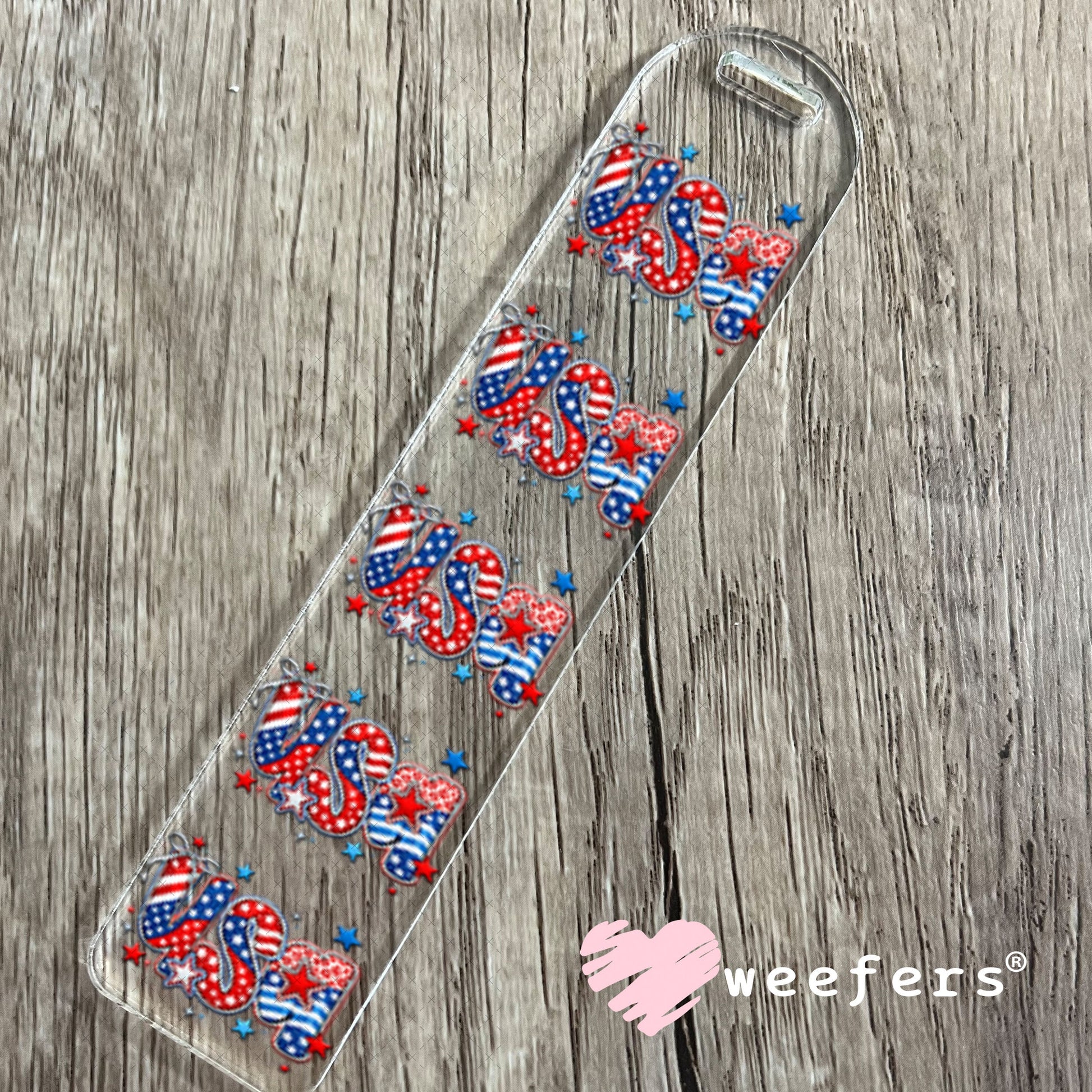 UV DTF Decal - USA 4th of July Bookmark Weefers
