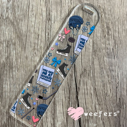 UV DTF Cup Wraps - Hockey Romance Bookmark Weefers