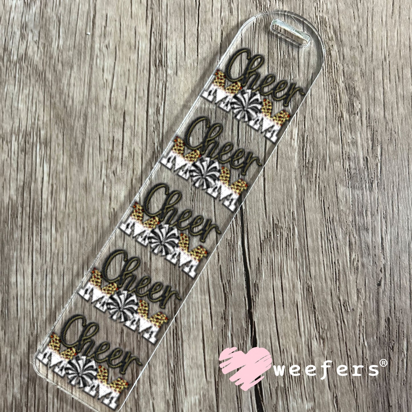 UV DTF Decal - Cheer Mom Bookmark Weefers