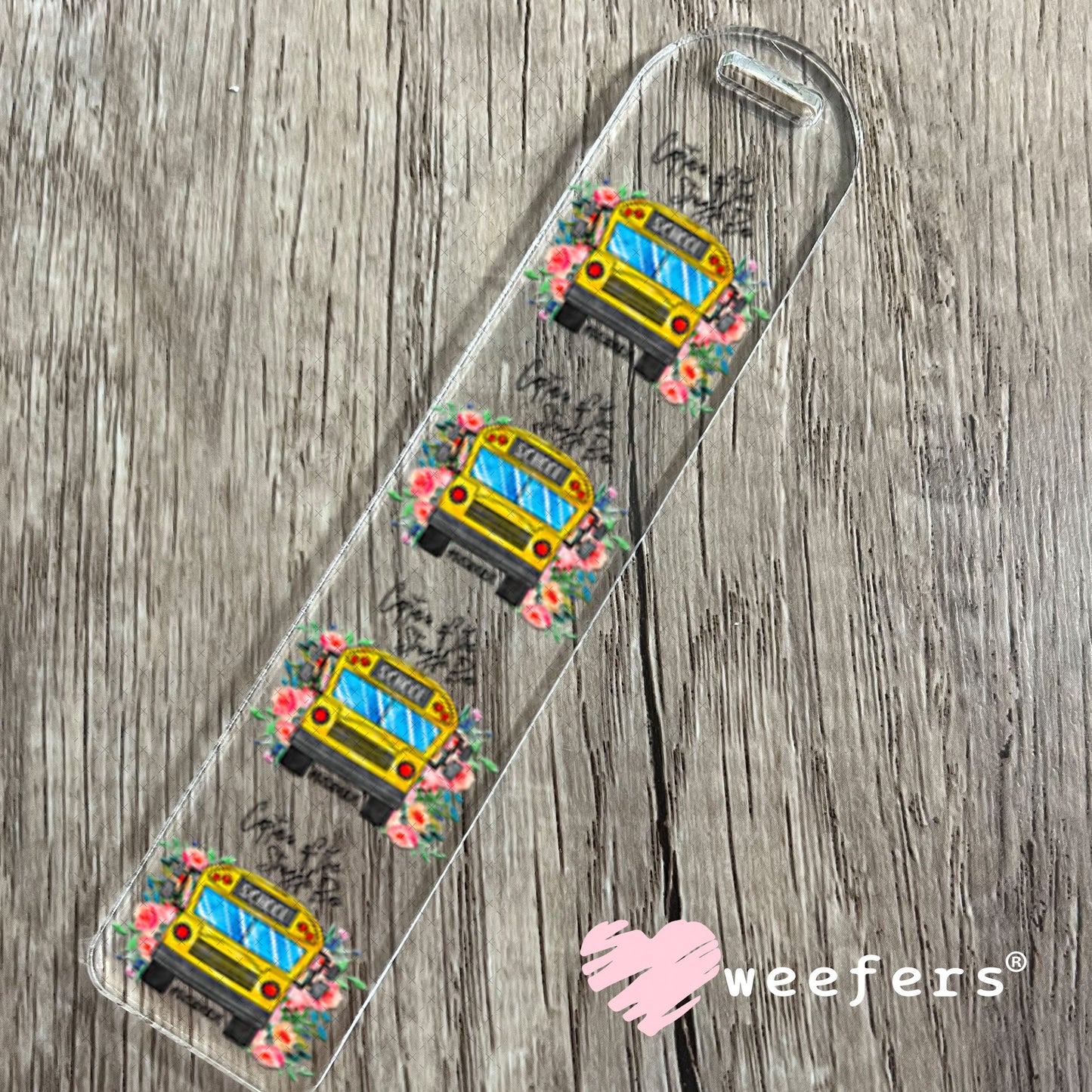 UV DTF Decal - Captain of the Struggle Bus Bookmark Weefers