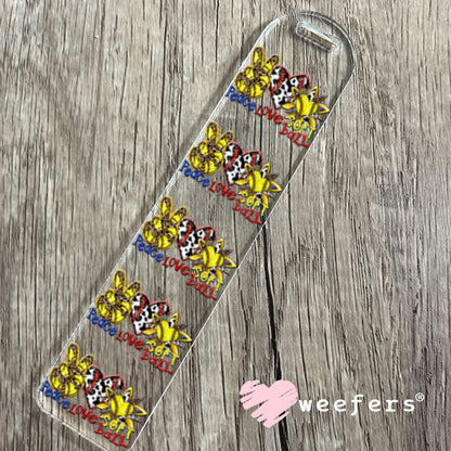 UV DTF Decal - Peace Love Softball Bookmark Weefers