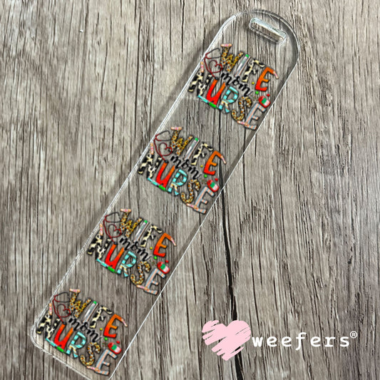 UV DTF Decal - Wife Mom Nurse Bookmark Weefers