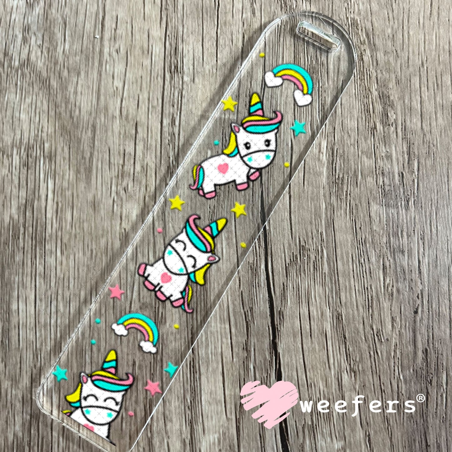 UV DTF Cup Wraps - Unicorn Friends Bookmark Weefers