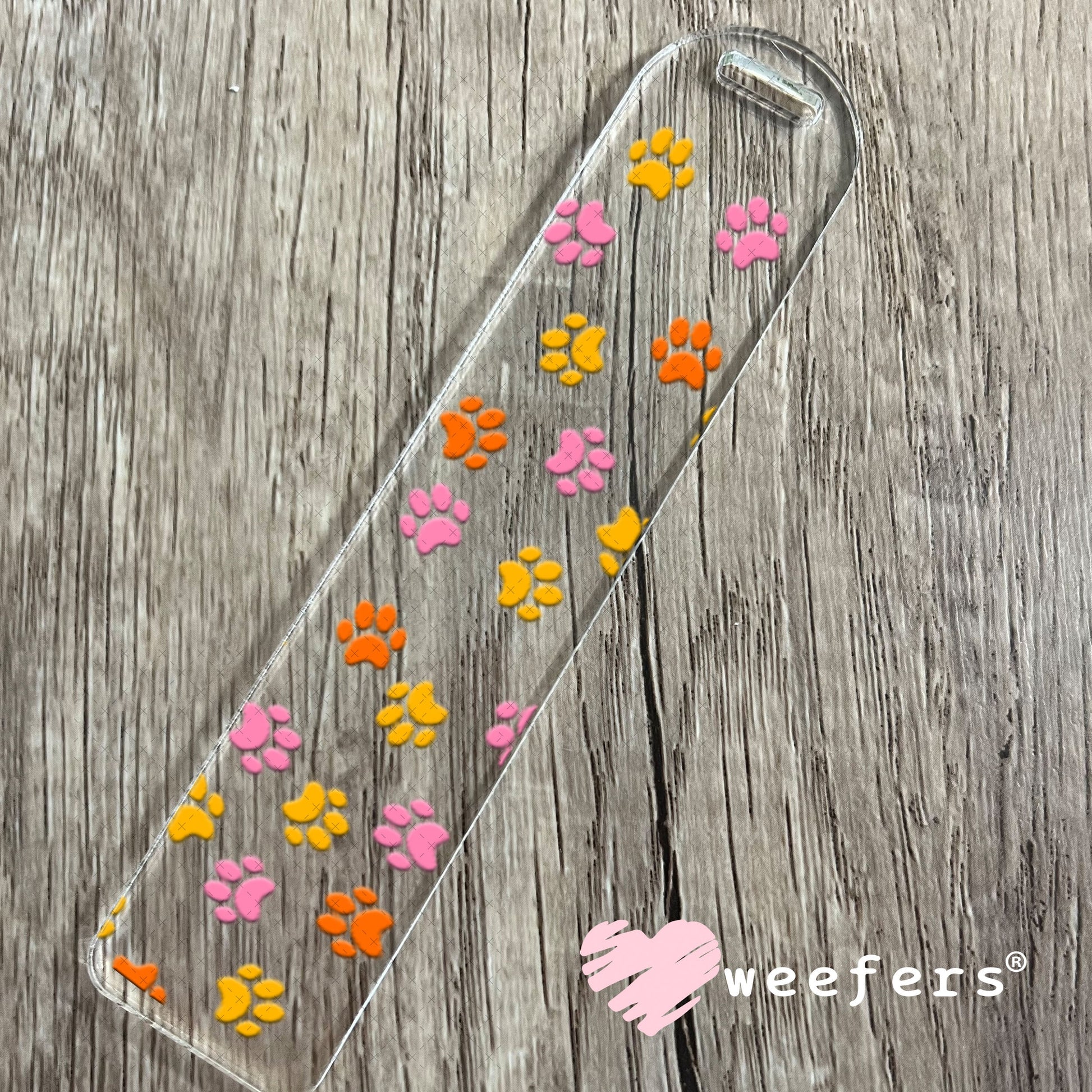 UV DTF Cup Wraps - Dog Paws Bookmark Weefers