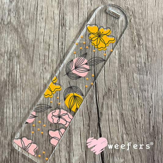 UV DTF Cup Wraps - Abstract Flowers Bookmark Weefers