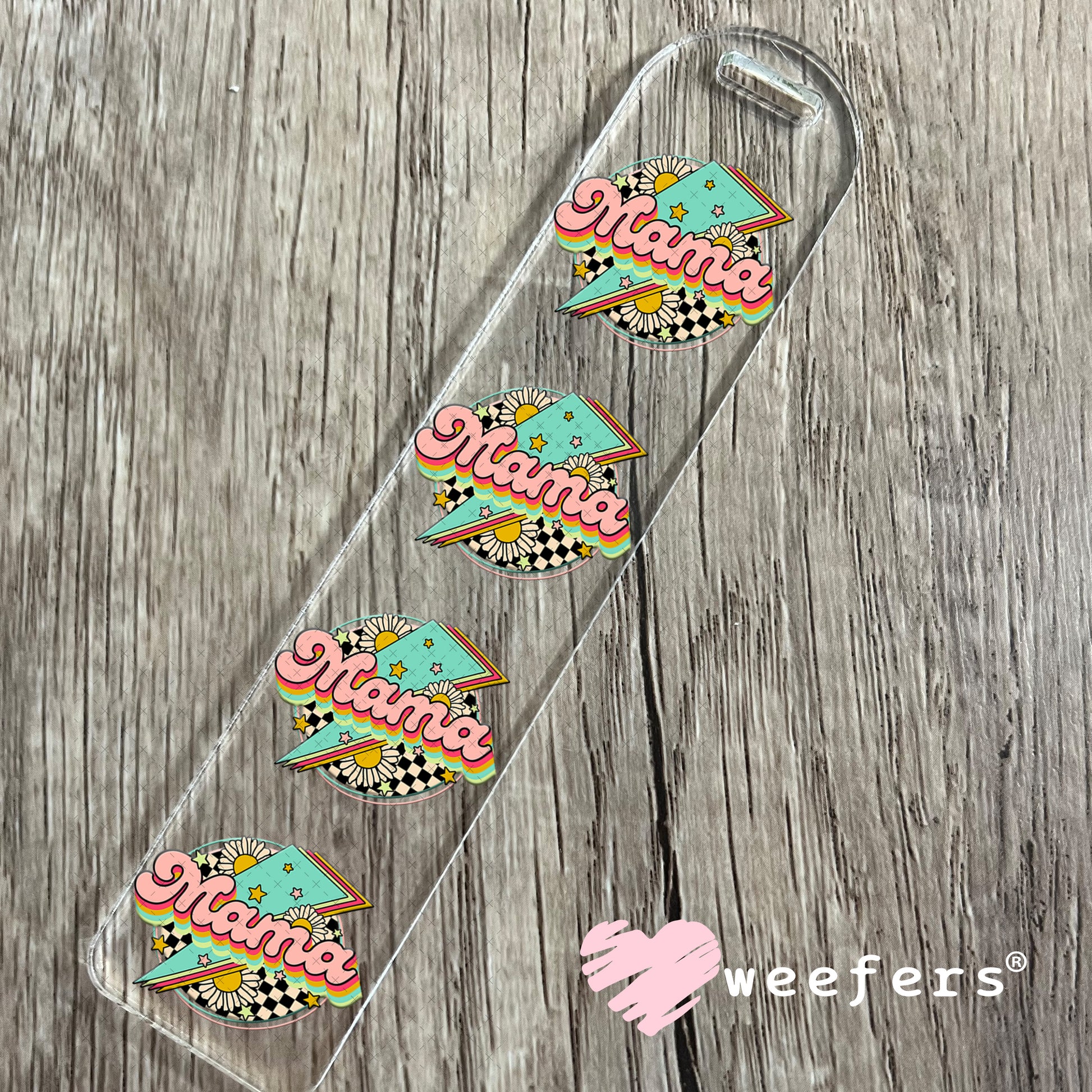 UV DTF Decal - Mama Lightening Bolt Bookmark Weefers