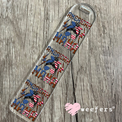 UV DTF Decal - American Mama USA Bookmark Weefers