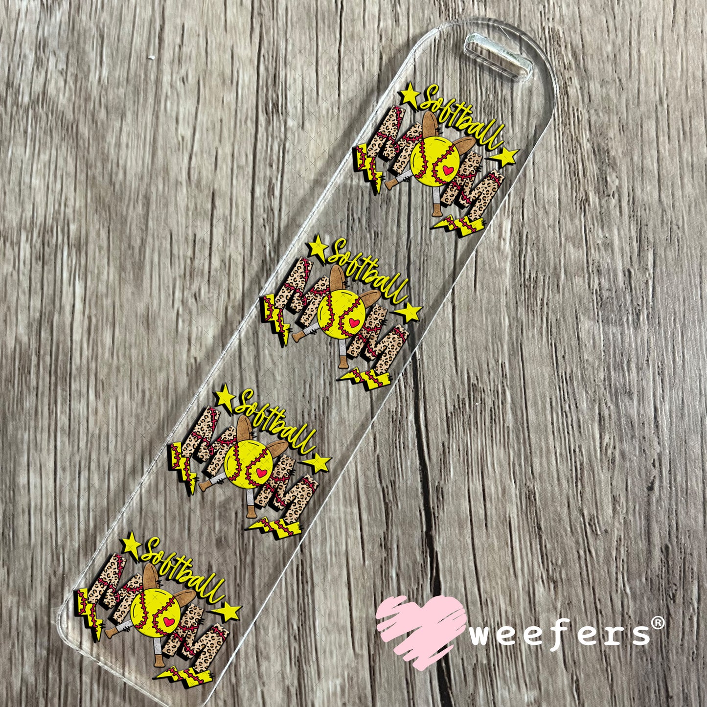 UV DTF Decal - Softball Mom Bookmark Weefers